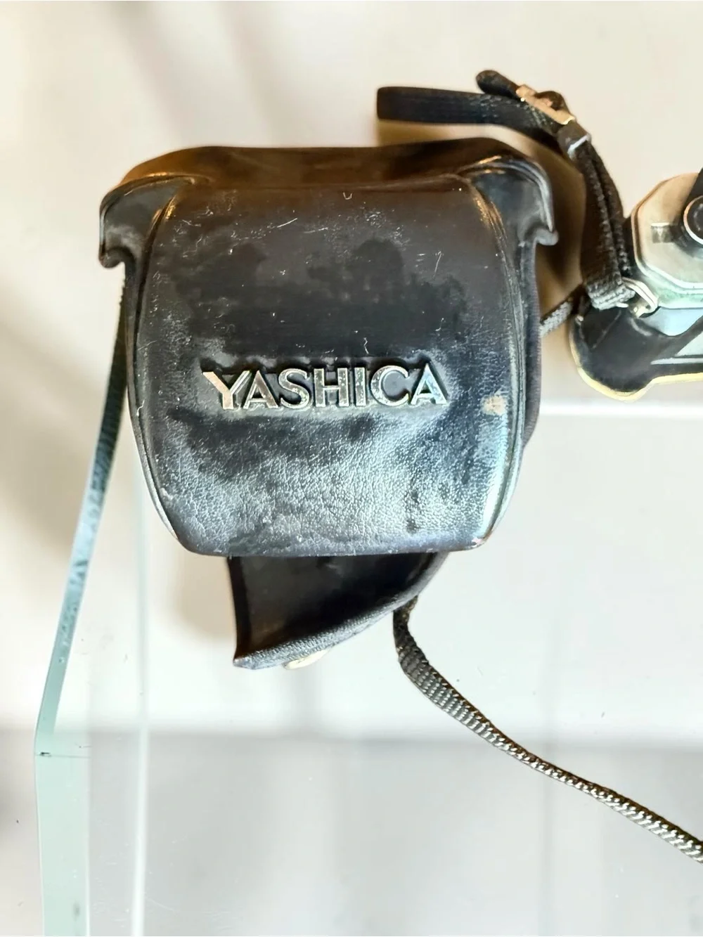 Yashica Vintage 35mm SLR Camera in Silver and Black